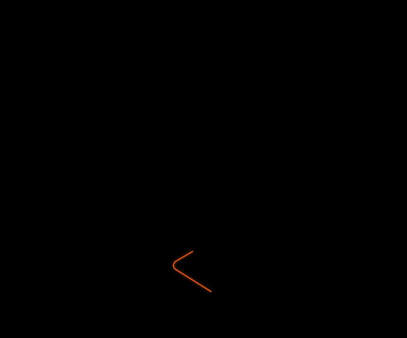 a neon orange tube